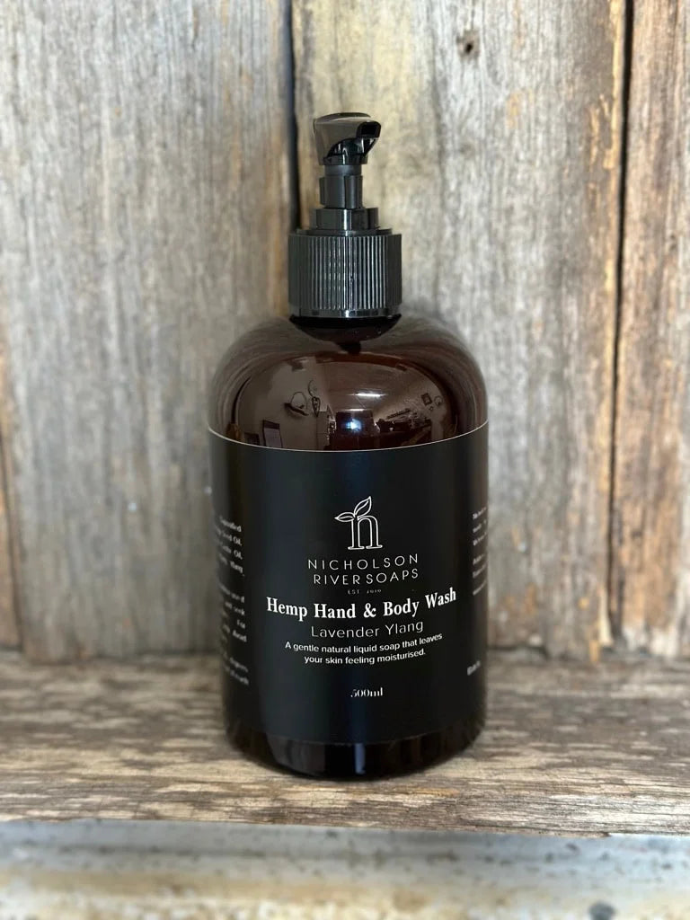 Hemp Hand & Body Wash - Nicholson River Soaps