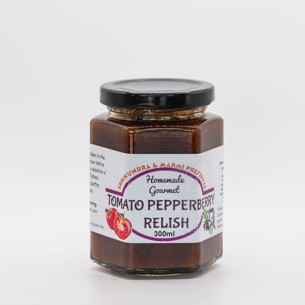 Tomato Pepperberry Relish - Errinundra & Marmi