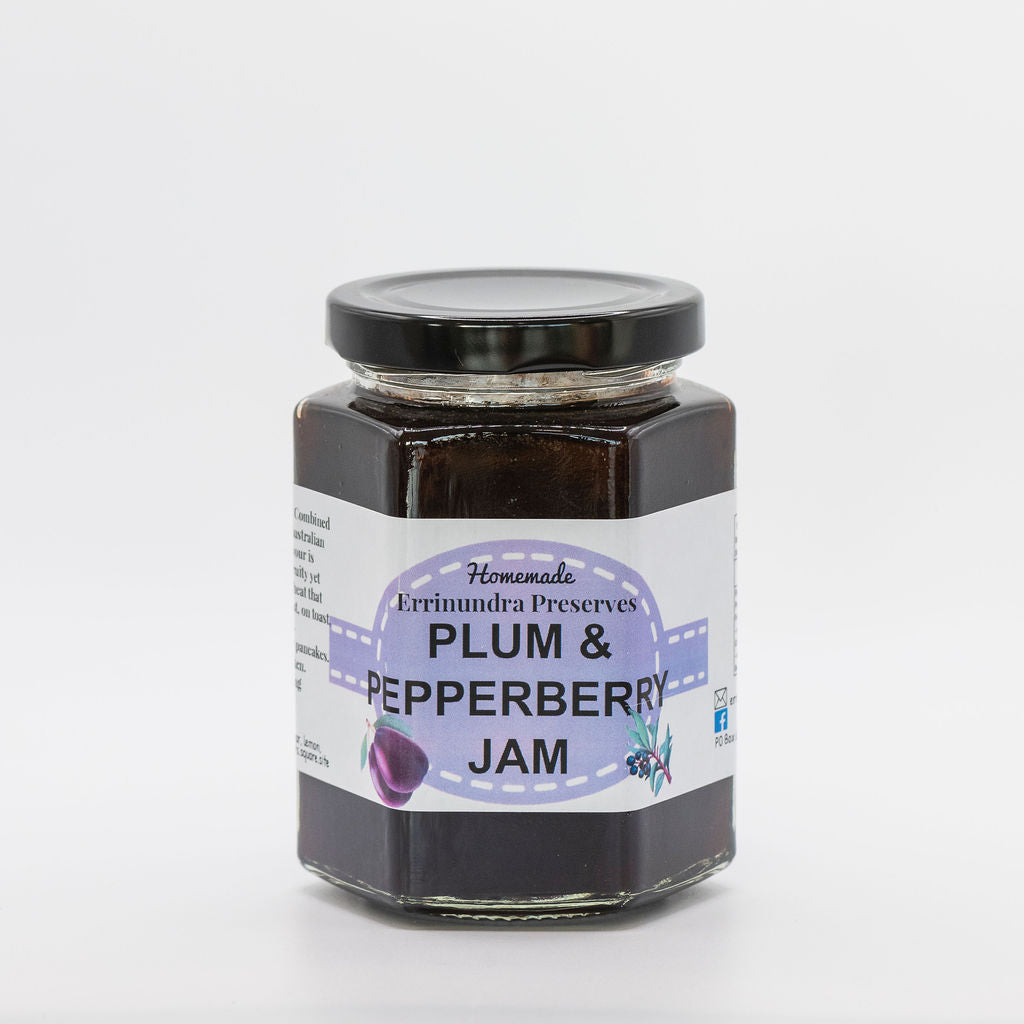 Plum & Pepperberry Jam - Errinundra & Marmi