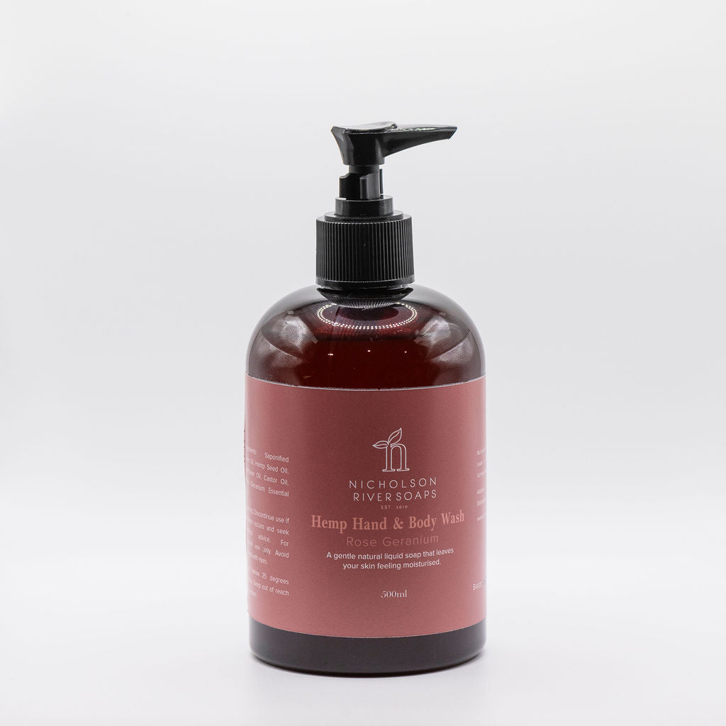 Hemp Hand & Body Wash - Nicholson River Soaps